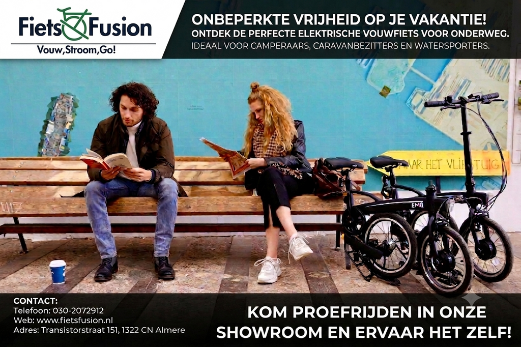 Onbeperkte vrijheid op vakantie met een elektrische vouwfiets
